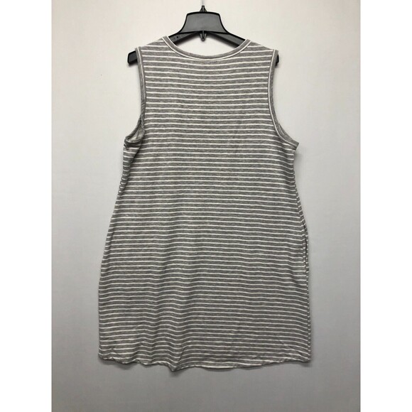 NWT 32 Degree Cool Women Sleeveless Pullover Striped Dress Size XXL Gray B272 -5 - Picture 13 of 15